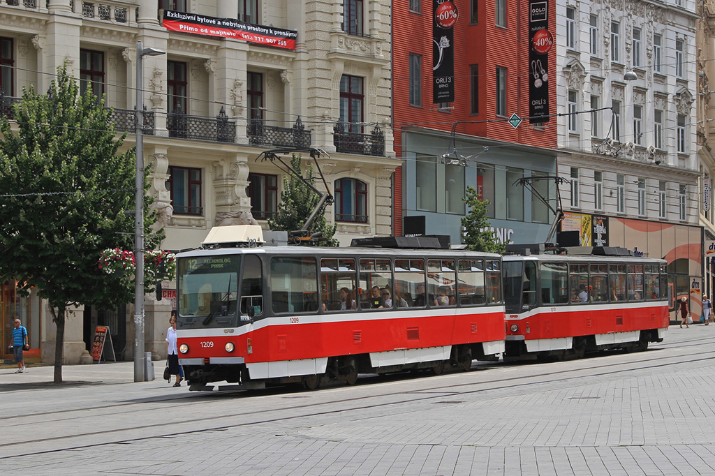Брно, Tatra T6A5 № 1209; Брно, Tatra T6A5 № 1210