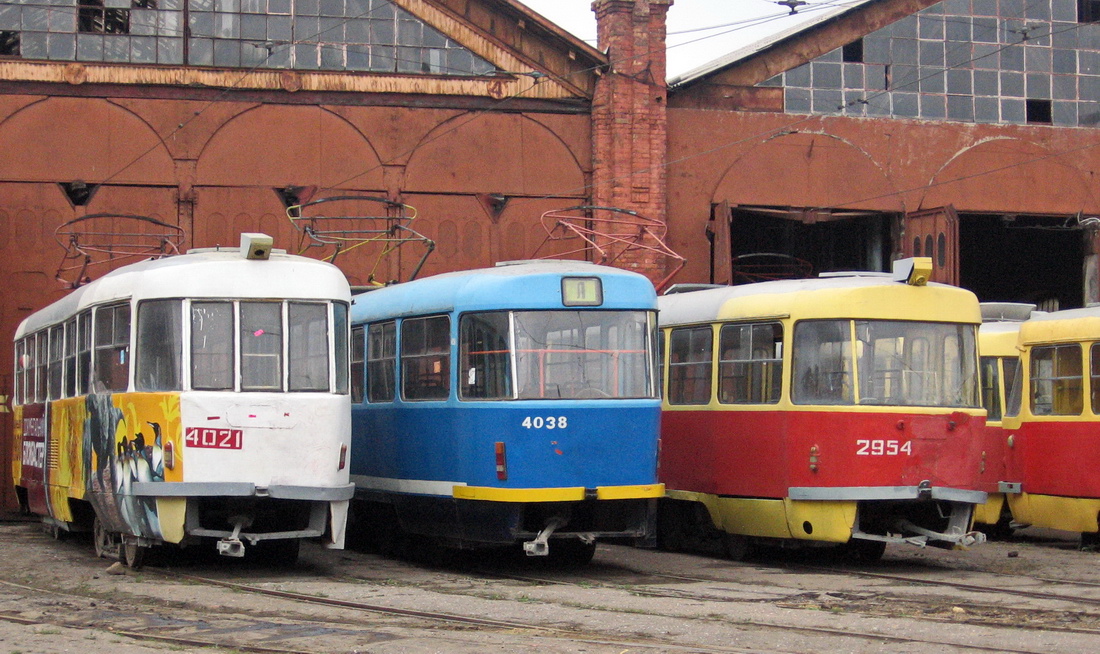 Одесса, Tatra T3SU № 4021; Одесса — Трамвайное депо № 1 и ОРЗЭТ