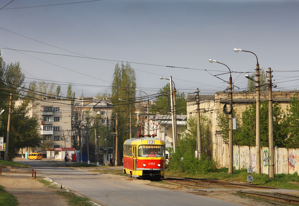 Волгоград, Tatra T3SU (двухдверная) № 5468