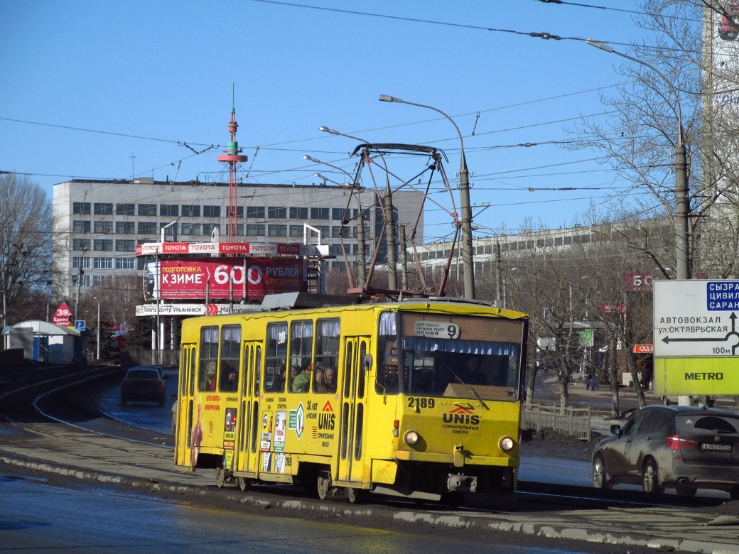 Uljanowsk, Tatra T6B5SU Nr 2189