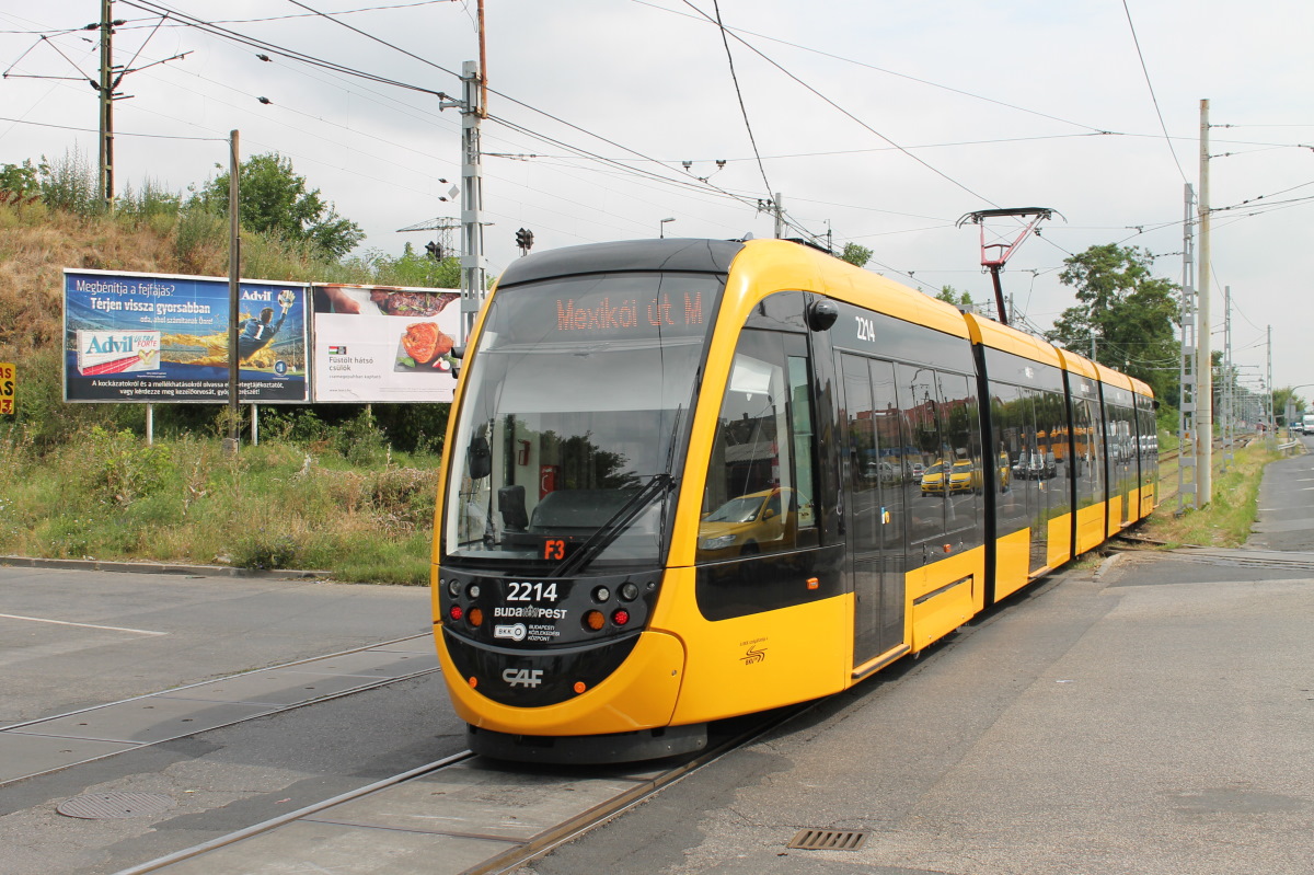 Будапешт, CAF Urbos 3 № 2214