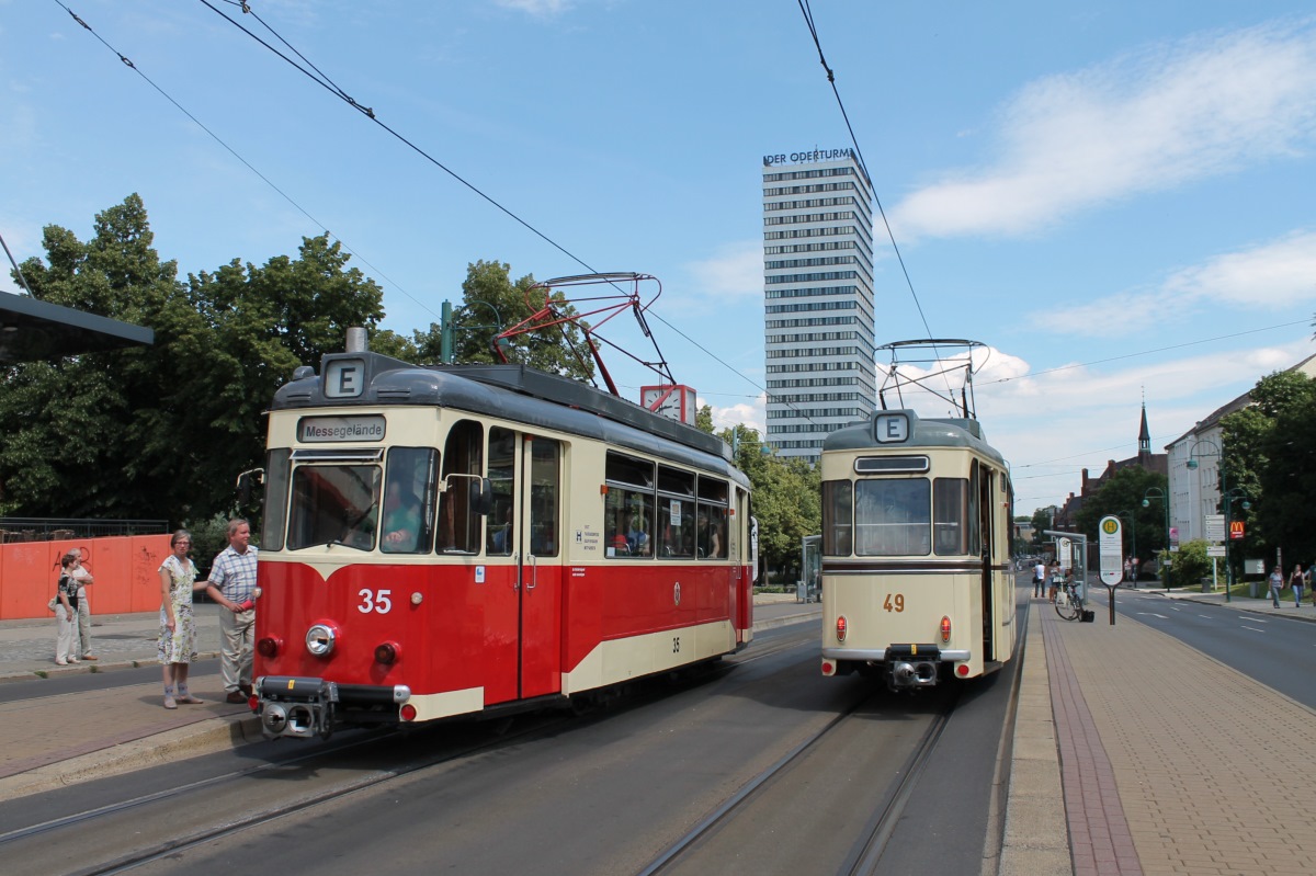 Франкфурт-на-Одере, Gotha T57 № 35; Франкфурт-на-Одере, Gotha T2-62 № 49