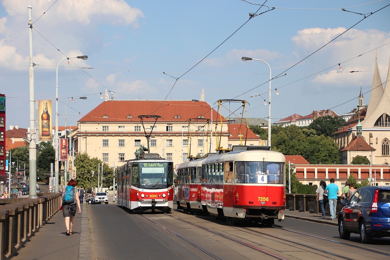 Prague, Tatra KT8D5R.N2P № 9060; Prague, Tatra T3SUCS № 7256