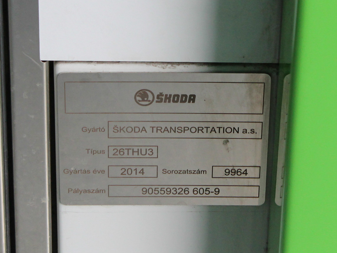 Мишкольц, Škoda 26T ForCity Classic № 605