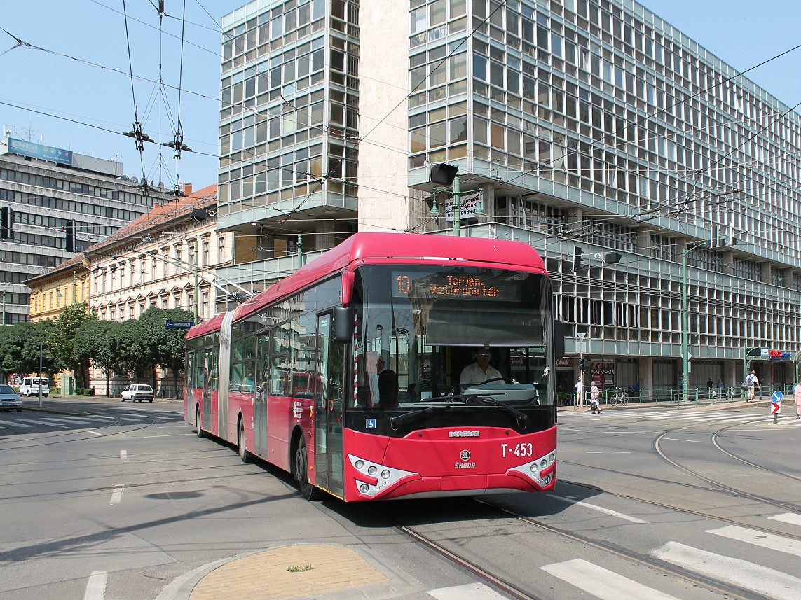Сегед, Ikarus-Škoda Tr187.2 № T-453 Сегед, Ikarus-Škoda Tr187.2 № T-453