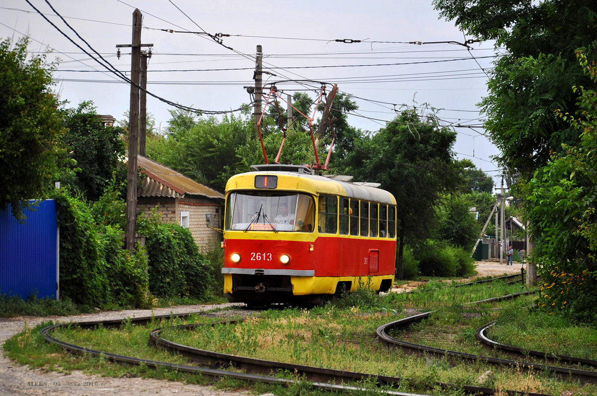 Волгоград, Tatra T3SU (двухдверная) № 2613