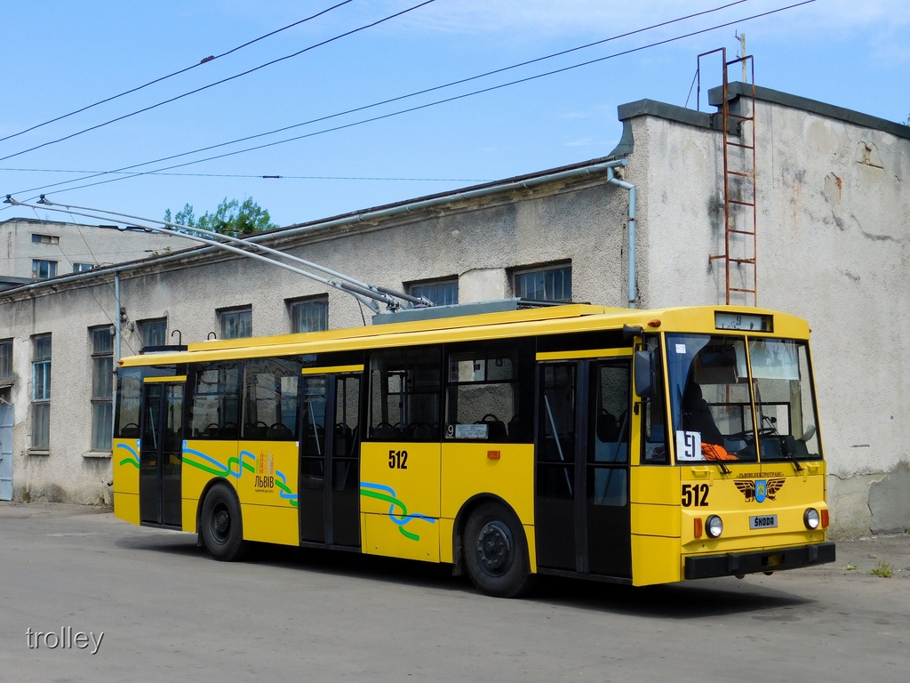 Львов, Škoda 14Tr02/6 № 512