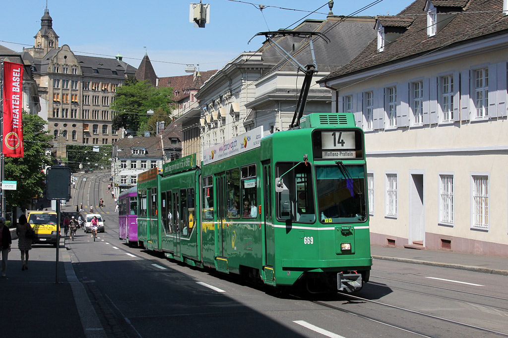 Базель, Schindler/Siemens Be 4/6 S № 669