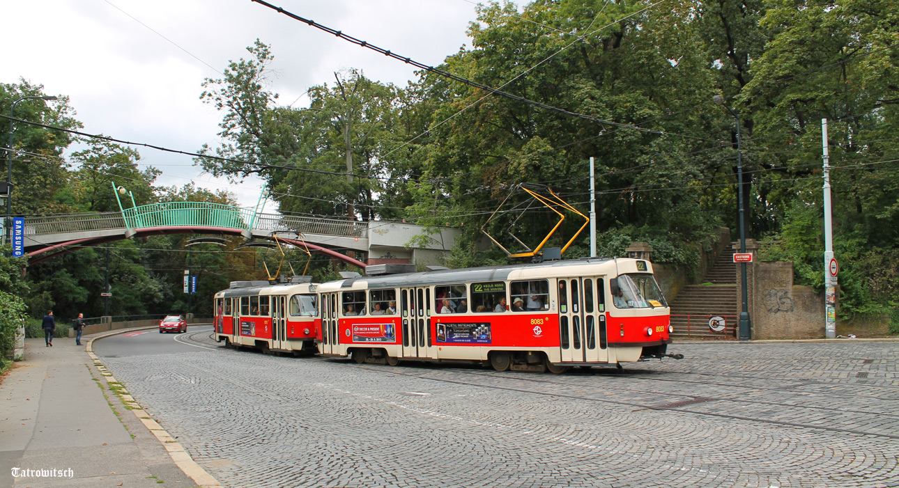 Praha, Tatra T3M2-DVC № 8083