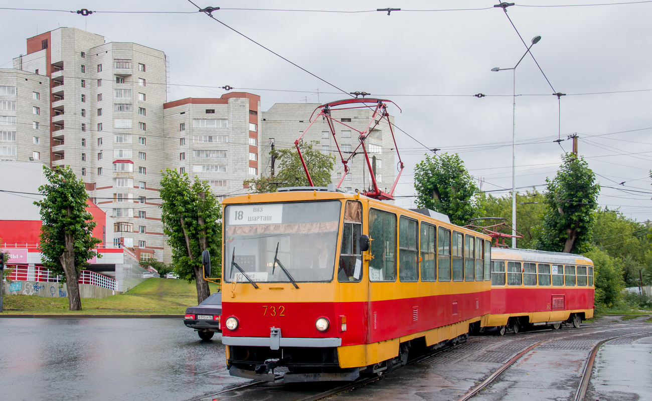 Екатеринбург, Tatra T6B5SU № 732