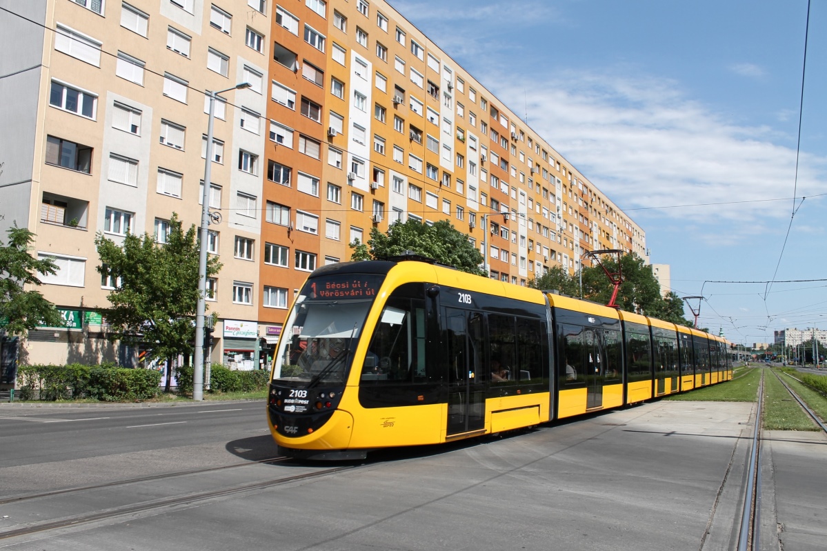 Budapest, CAF Urbos 3 # 2103