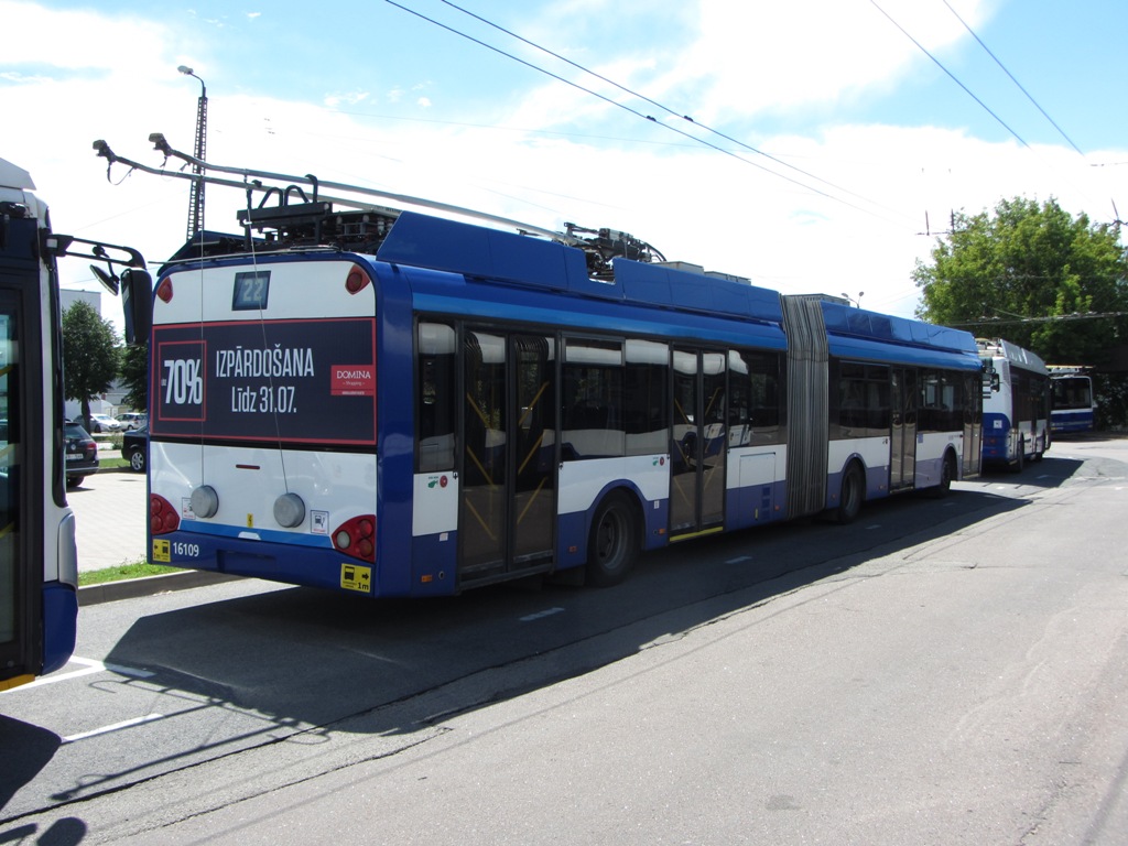 Рига, Solaris Trollino II 18 Ganz № 16109