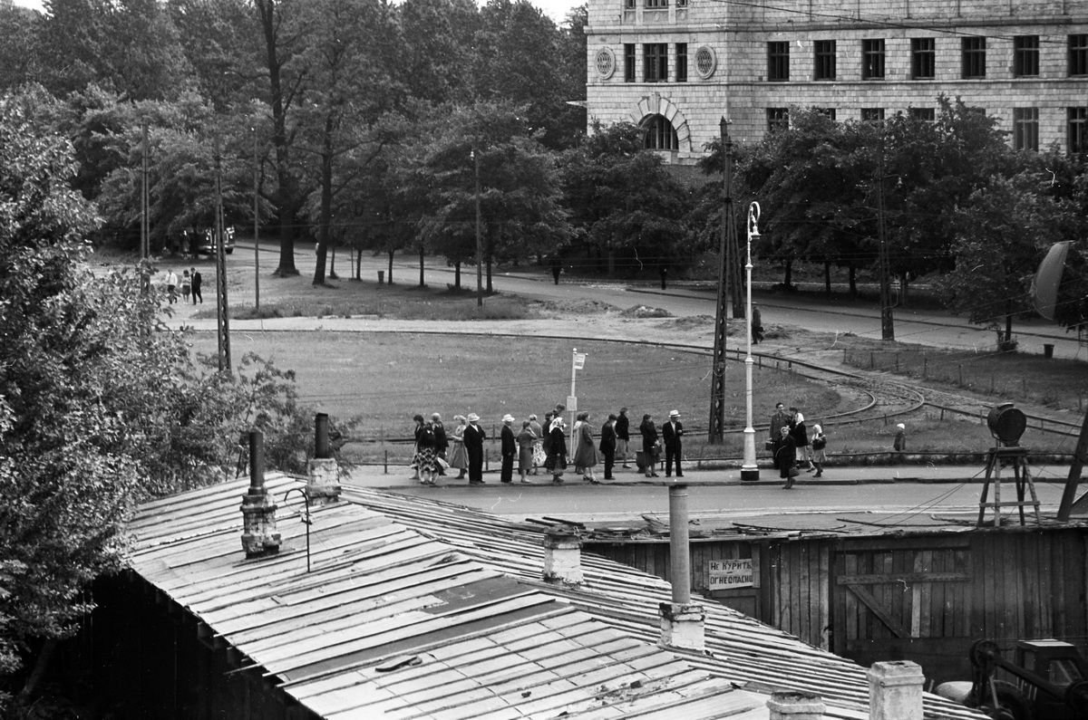 Санкт-Петербург — Исторические фотографии трамвайной инфраструктуры