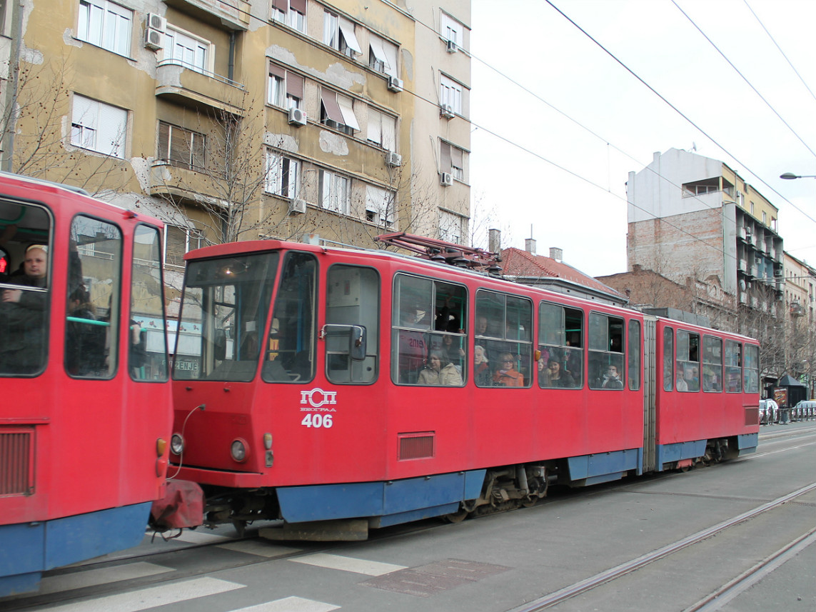 Belgrade, Tatra KT4M-YUB № 406