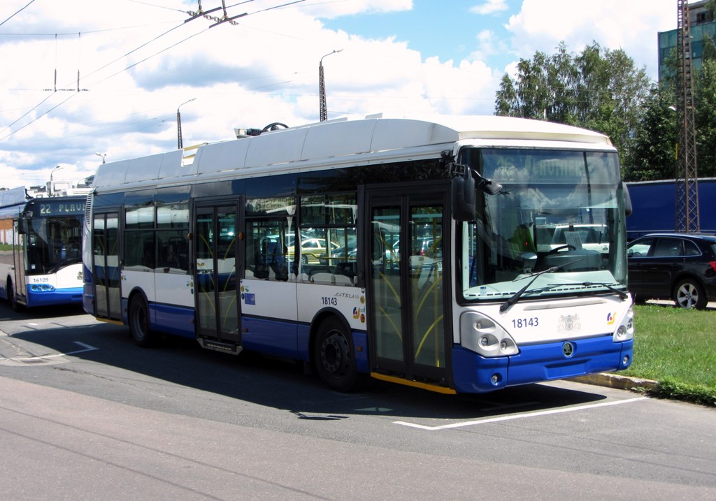Рига, Škoda 24Tr Irisbus Citelis № 18143