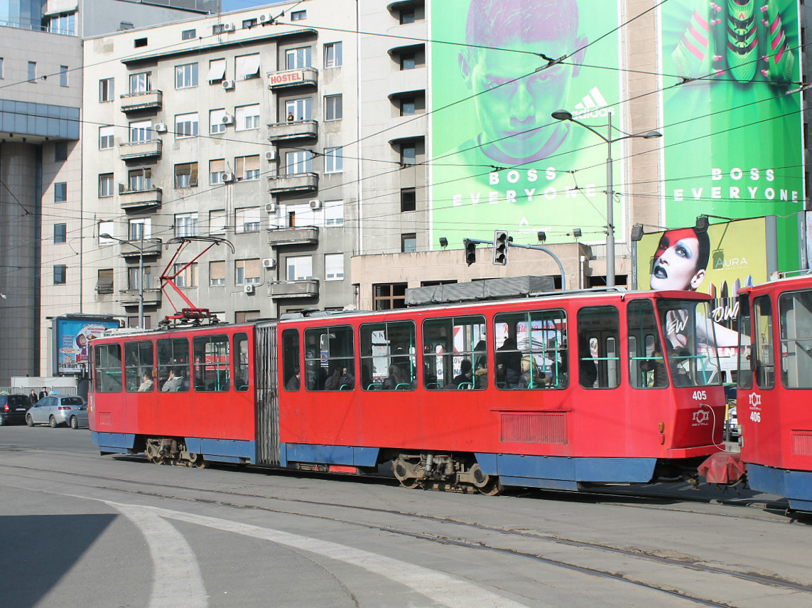 Beograd, Tatra KT4M-YUB Br. 405 Beograd, Tatra KT4M-YUB Br. 405