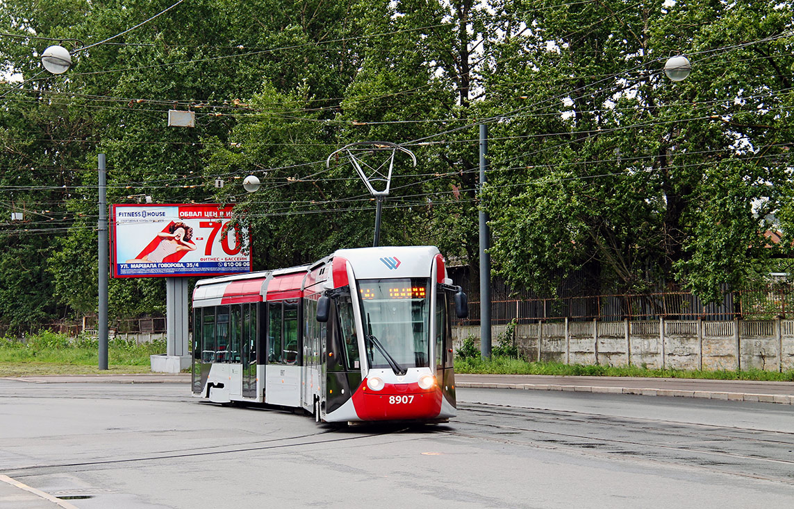 Санкт-Петербург, 71-801 (Alstom Citadis 301 CIS) № 8907