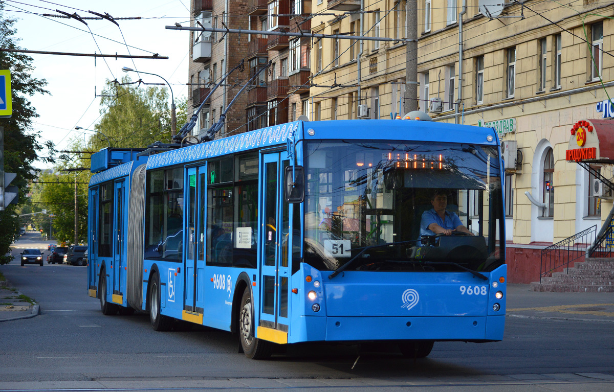 Москва, Тролза-6206.01 «Мегаполис» № 9608