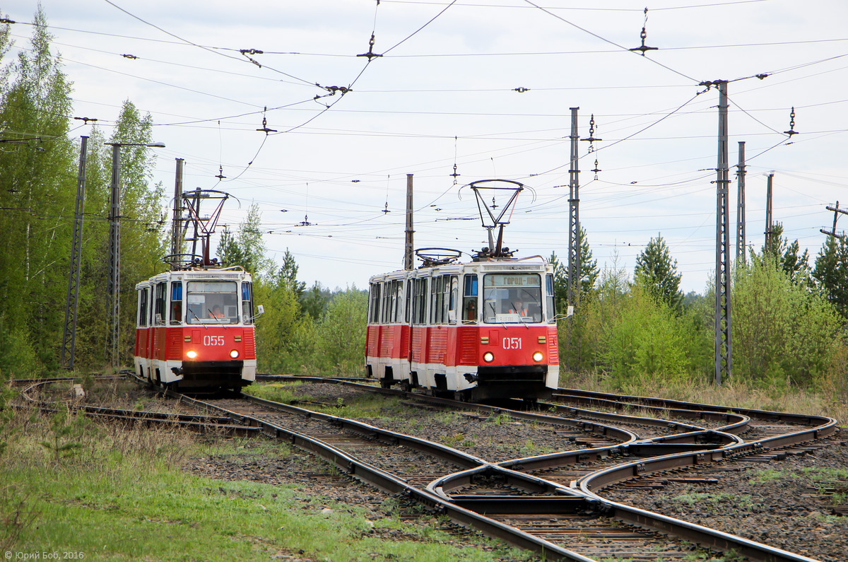 Усть-Илимск, 71-605 (КТМ-5М3) № 055; Усть-Илимск, 71-605 (КТМ-5М3) № 051