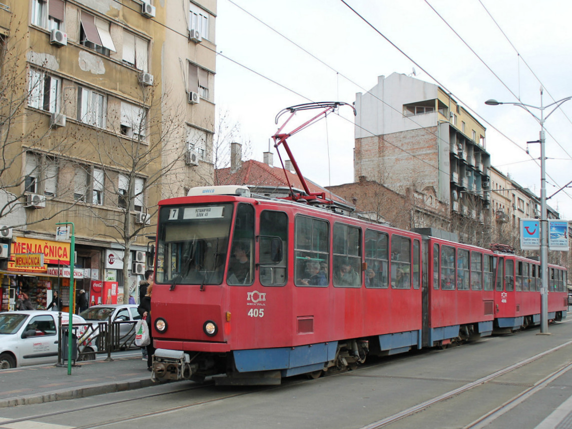 Белград, Tatra KT4M-YUB № 405
