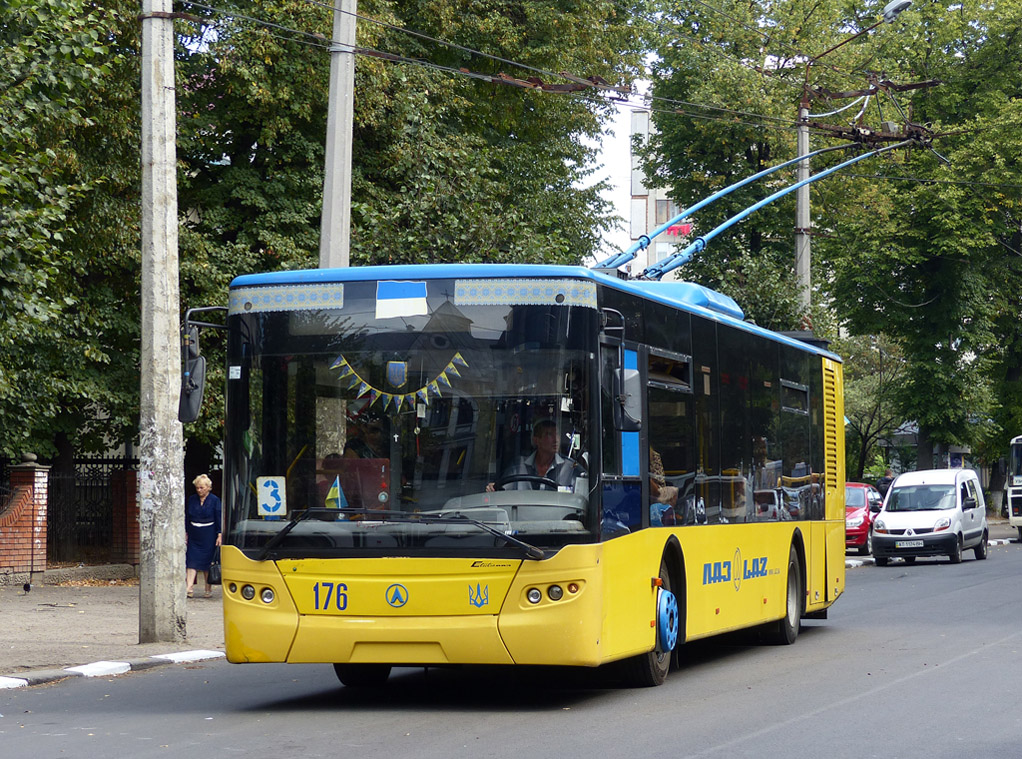 Ивано-Франковск, ЛАЗ E183D1 № 176