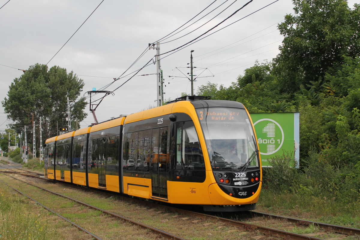 Budapest, CAF Urbos 3 # 2225