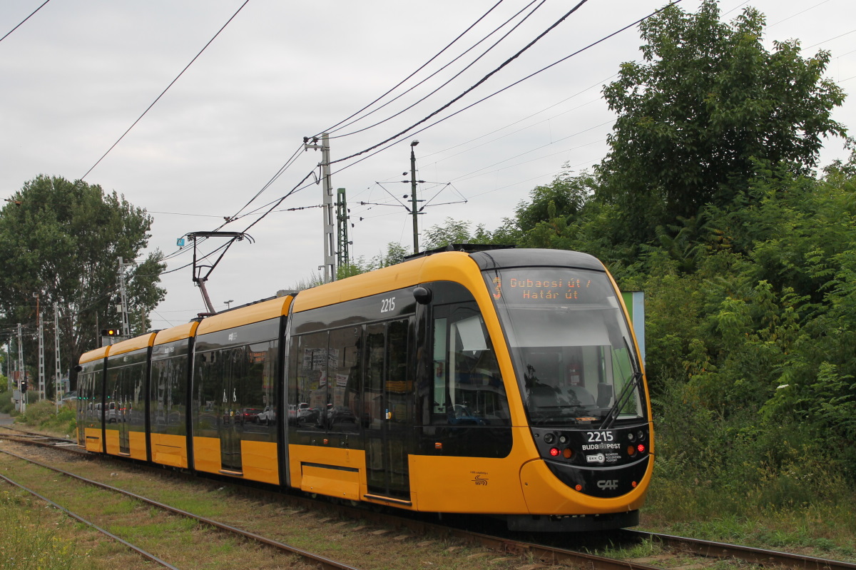 Budapešť, CAF Urbos 3 č. 2215