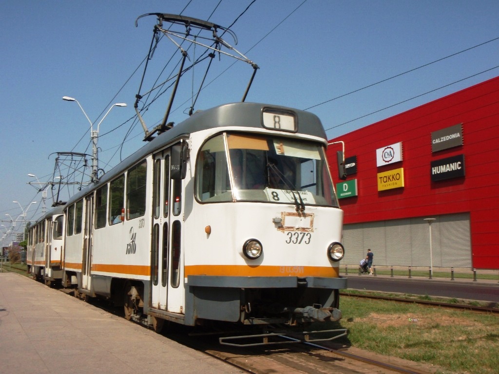 Бухарест - Илфов, Tatra T4R № 3373; Бухарест - Илфов, Tatra T4R № 3381