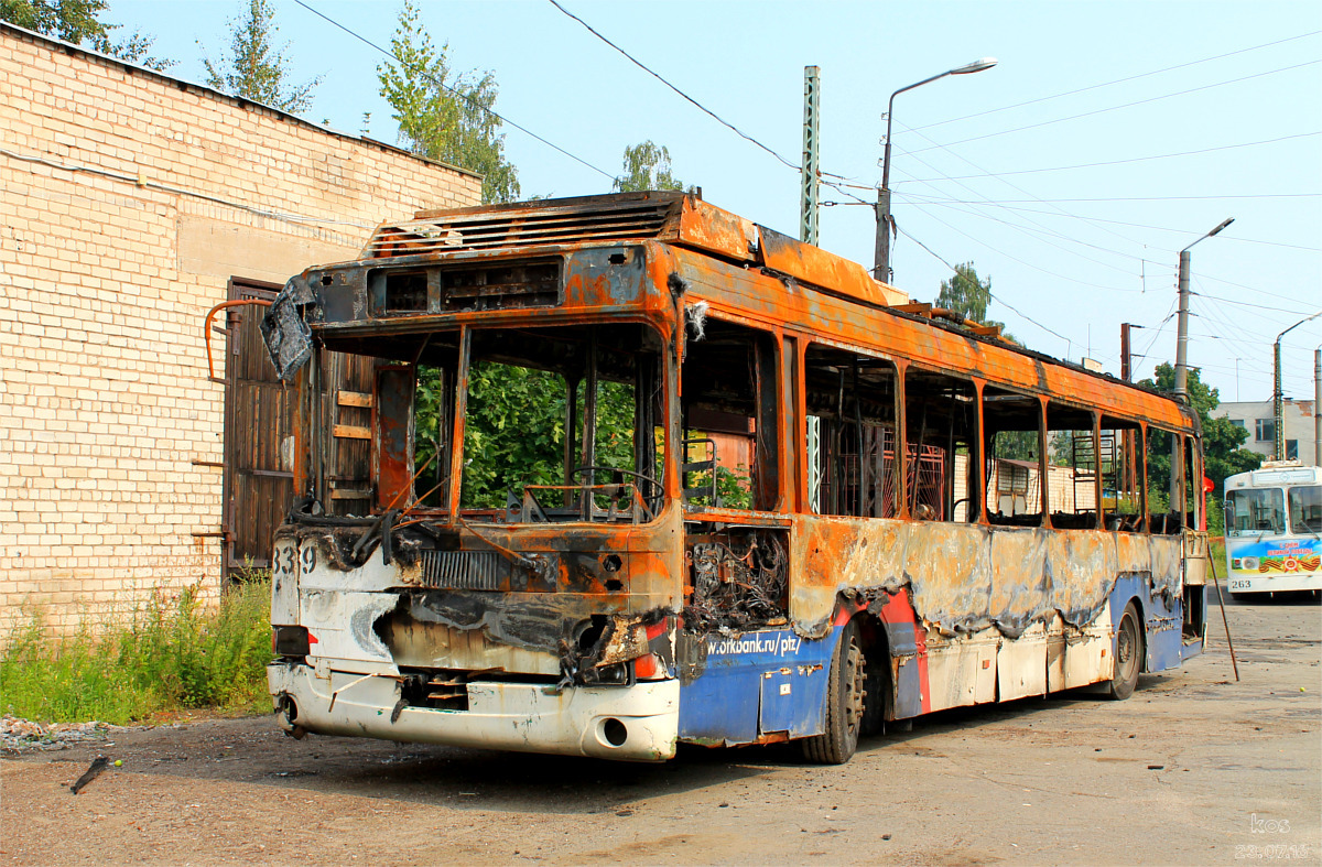 Петрозаводск, ЛиАЗ-5280 (ВЗТМ) № 339; Петрозаводск — Происшествия