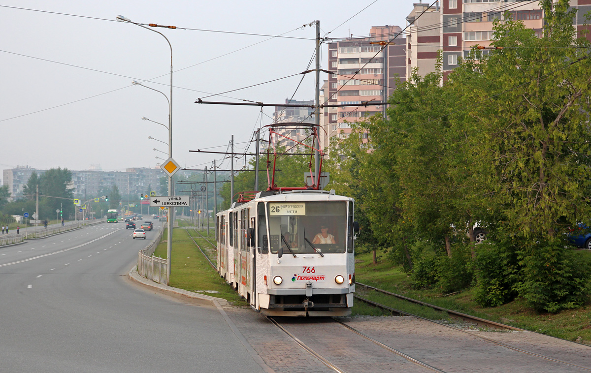 Екатеринбург, Tatra T6B5SU № 766