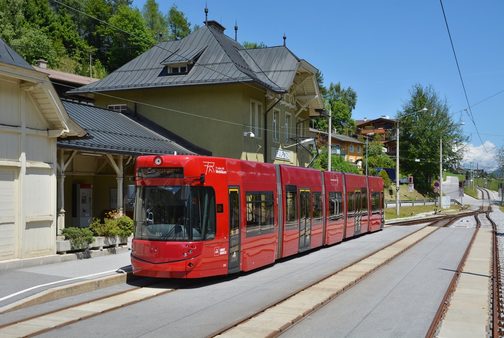 Innsbruck, Bombardier Flexity Outlook Nr 355; Innsbruck — Stubaitalbahn
