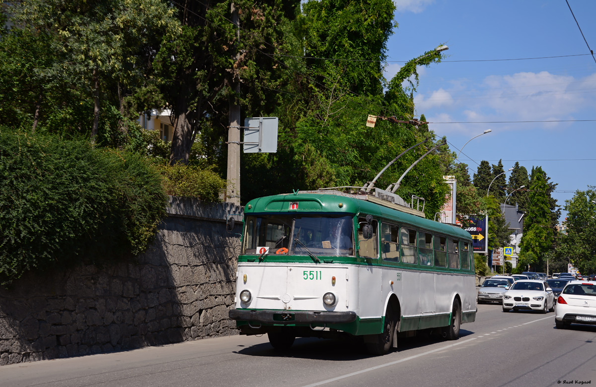 Крымский троллейбус, Škoda 9Tr19 № 5511