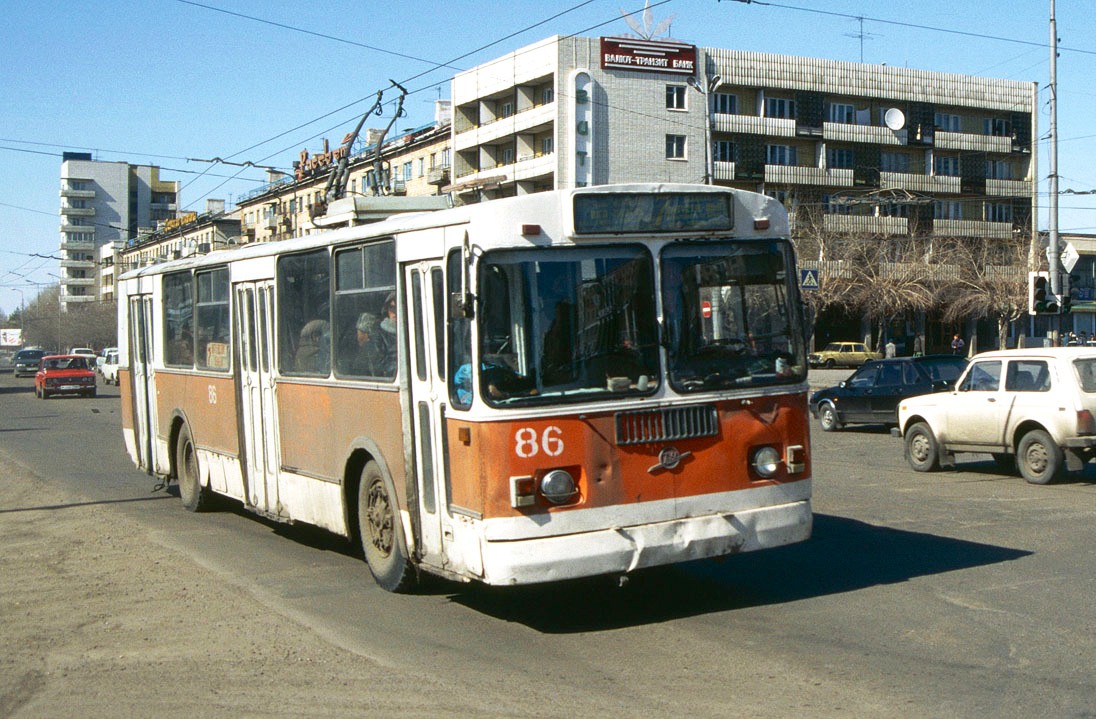 Karagandõ, ZiU-682G [G00] № 96; Karagandõ — Old photos (up to 2000 year); Karagandõ — Visit of transport enthusiasts 21.04.1998