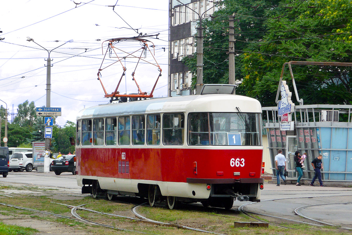 Каменское, Tatra T3SUCS № 663