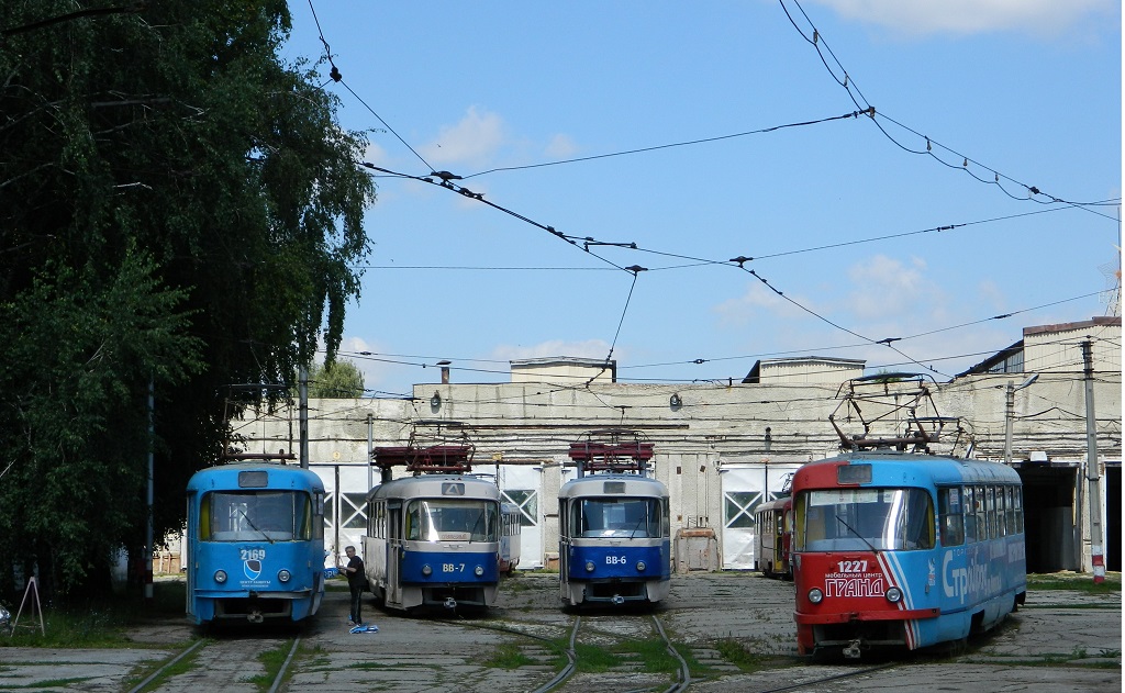 Ульяновск, Tatra T3SU № 2169; Ульяновск, Tatra T3SU (двухдверная) № ВВ-7; Ульяновск, Tatra T3SU (двухдверная) № ВВ-6; Ульяновск, Tatra T3SU № 1227