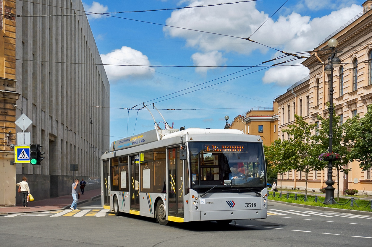 Санкт-Петербург, Тролза-5265.00 «Мегаполис» № 3518