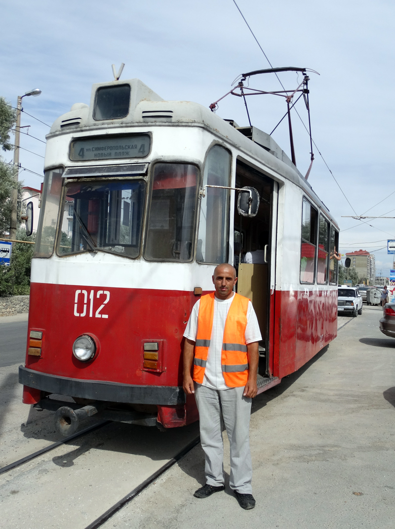 Евпатория, Gotha T57 № 012; Работники электротранспорта