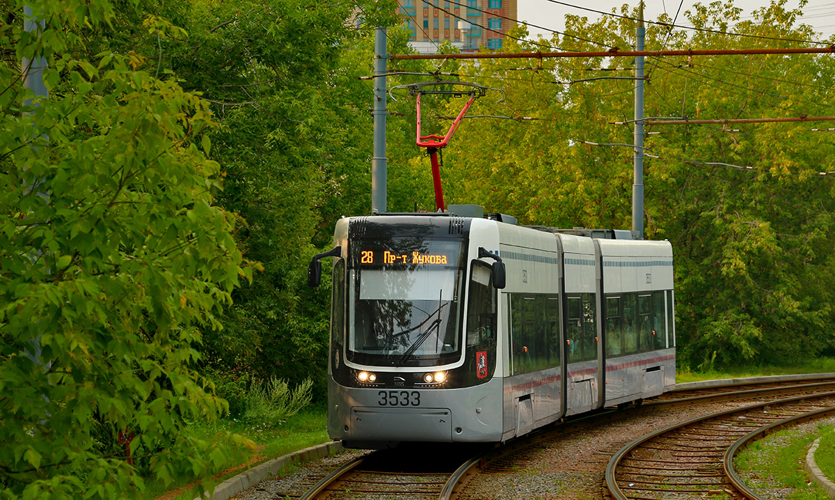 Moskva, 71-414 (Pesa Fokstrot) č. 3533 Moskva, 71-414 (Pesa Fokstrot) č. 3533