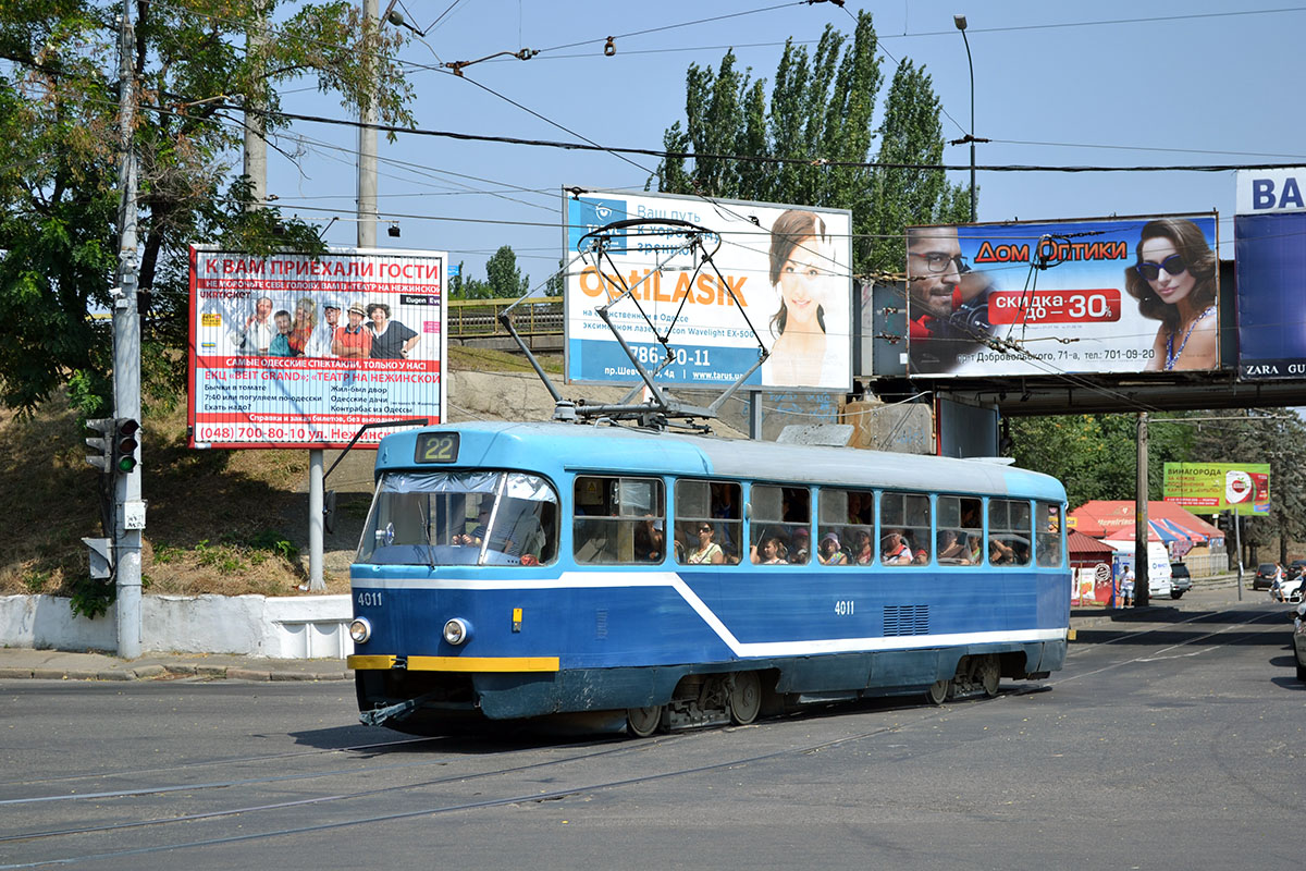 Одесса, Tatra T3R.P № 4011