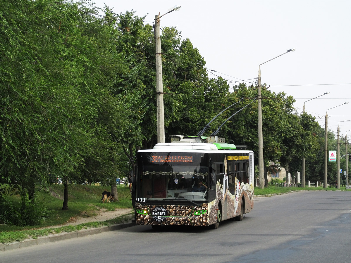 Харьков, ЛАЗ E183A1 № 2111 Харьков, ЛАЗ E183A1 № 2111