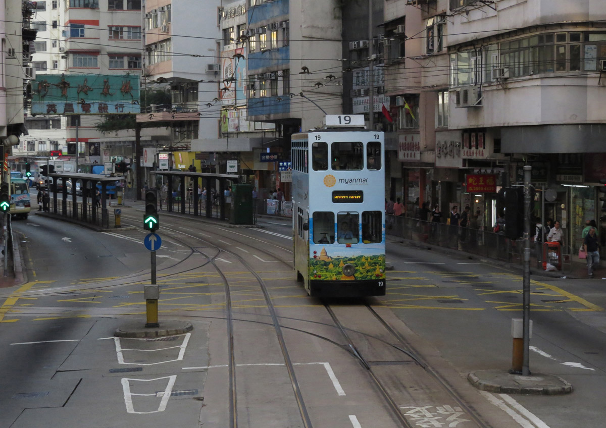 Гонконг, Hong Kong Tramways VII № 19; Гонконг — Городской трамвай — Линии и инфраструктура