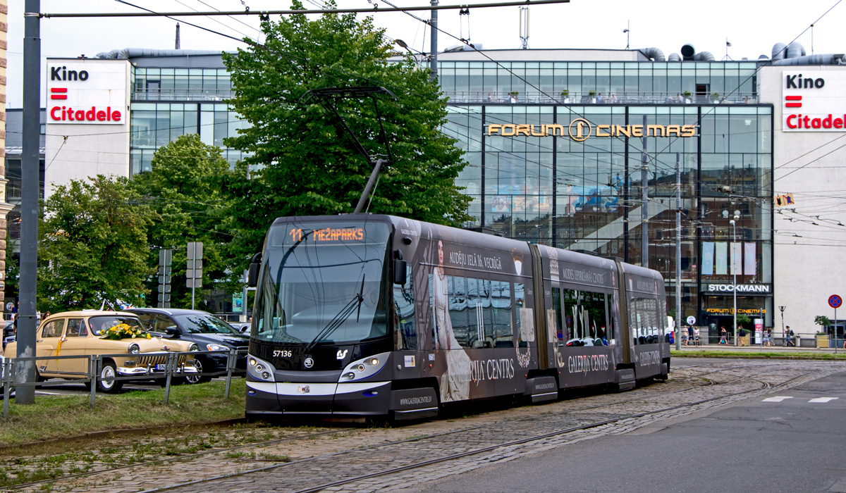 Рига, Škoda 15T ForCity Alfa Riga № 57136