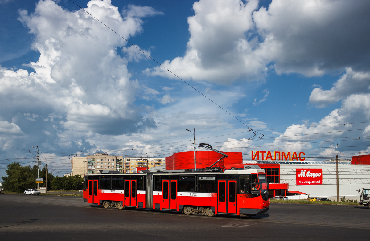 Ижевск, Tatra KT4DM № 2407