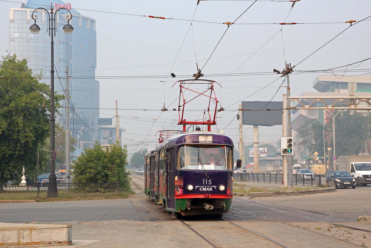 Екатеринбург, Tatra T3SU (двухдверная) № 115