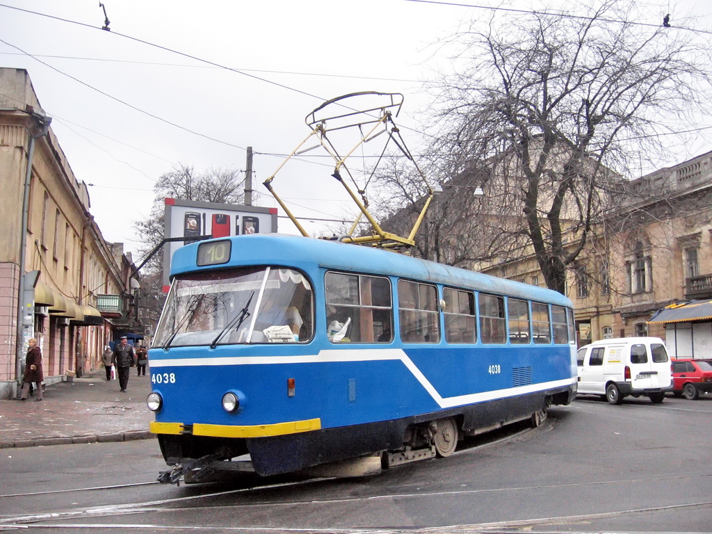 Одесса, Tatra T3R.P № 4038