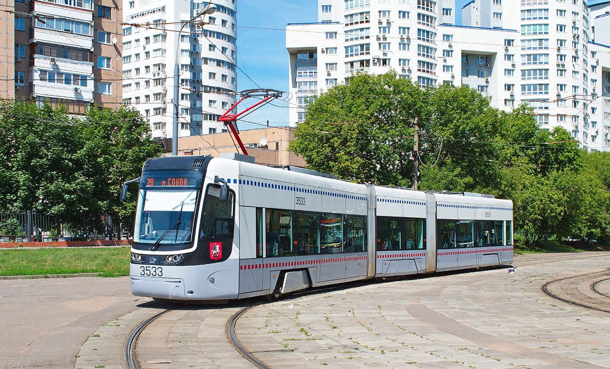 Moscova, 71-414 (Pesa Fokstrot) Nr. 3533 Moscova, 71-414 (Pesa Fokstrot) Nr. 3533