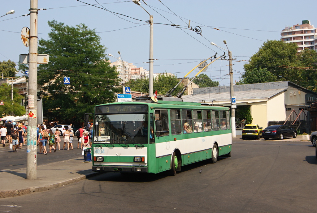Одесса, Škoda 14TrM № 4004