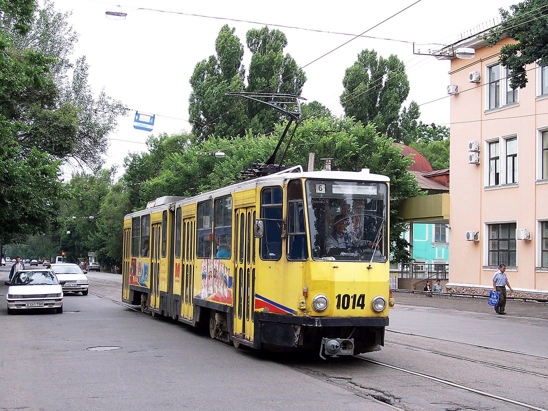 Алматы, Tatra KT4D № 1014