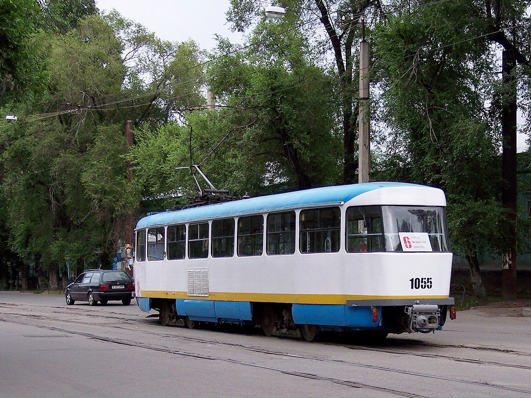 Алматы, Tatra T3D № 1055