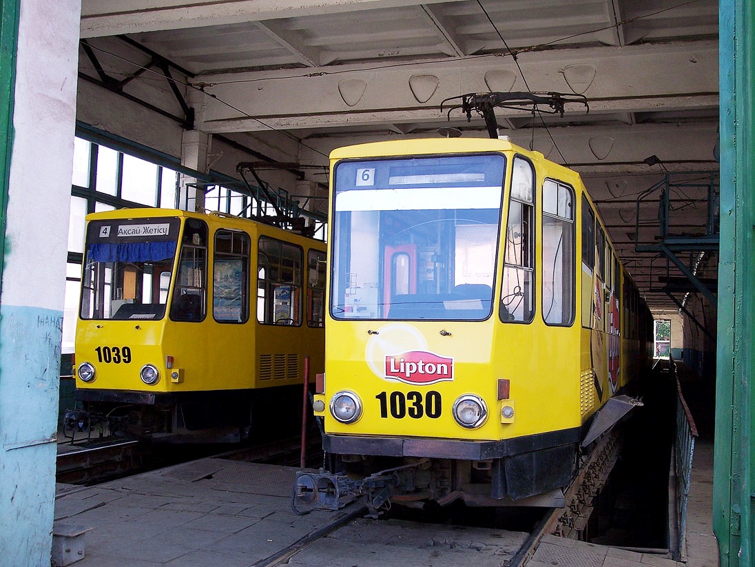 Алматы, Tatra KT4D № 1030; Алматы, Tatra KT4D № 1039
